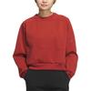 Adidas Casual Sports Series Skin-Friendly Comfortable Fashion Long Sleeve Sweatshirt Women Tops Soft-Red JM8763