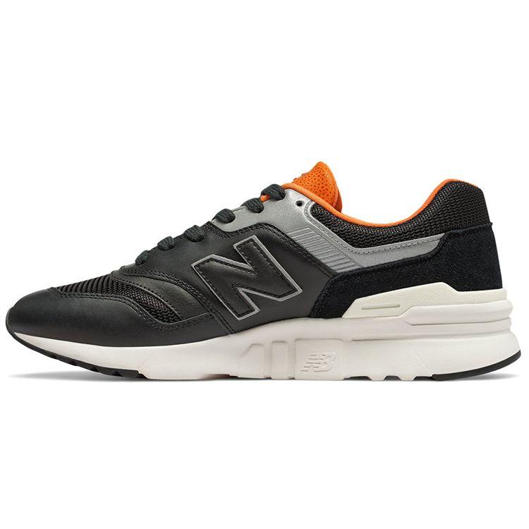 New Balance 997H Comfortable Versatile D Width Low Top Lifestyle Casual Shoes Unisex sneaker Black Orange CM997HGB