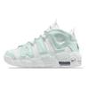 Air More Uptempo Milk Puff Spring Island Dämpfung Mittelhoch Vintage Basketballschuhe Damen Weiß Grün DH9719-100(Team1625-)