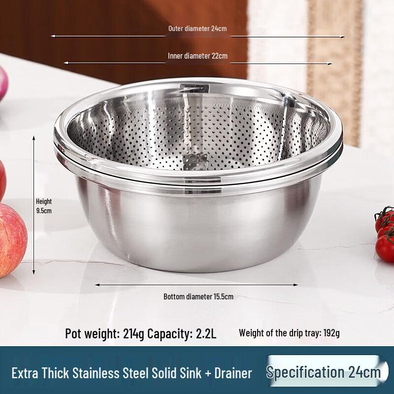 Qiwei Extra Thick Food Grade Kitchen Mixing Bowl