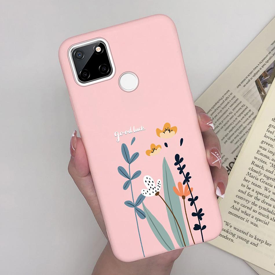 For OPPO Realme C25 C25S C25Y Case Cartoon Soft Silicone Matte Shockproof Phone Back Cover For Realme C 25 S Y Capa Funda Coque