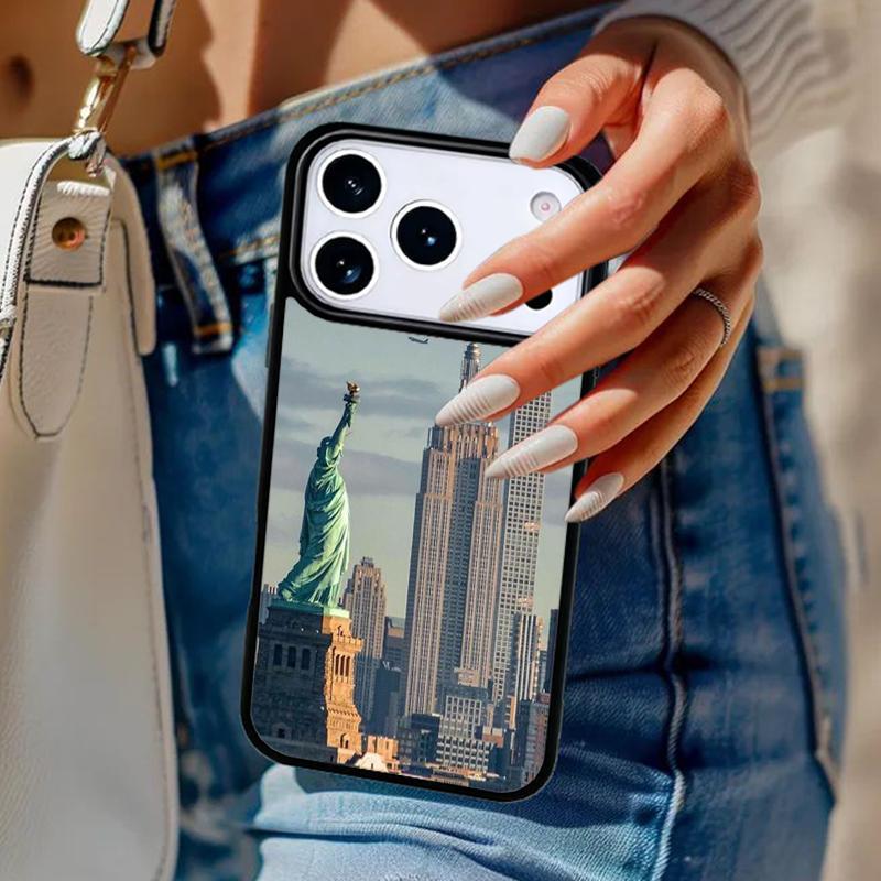 New York City Phone Case For iPhone 17 Air 14 15 13 12 Max Cover For Apple 16e 11 Pro Max Plus Coque