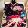 Luffy Multi Scene Use Printed Blanket, Flannel Blanket Great for Sofa, Bed, Bedroom, Chair and Outdoor Tour.-TING