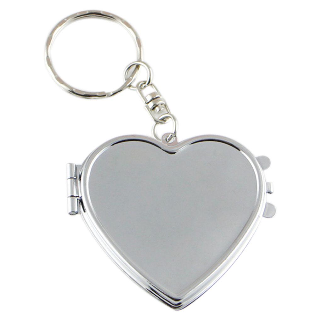 Guitar Music Instrument Heart Pattern Hand Compact Mirror Round Portable Pocket Glass Guitar Music Instrument Heart Pattern Hand Compact Mirror Round Portable Pocket Glass