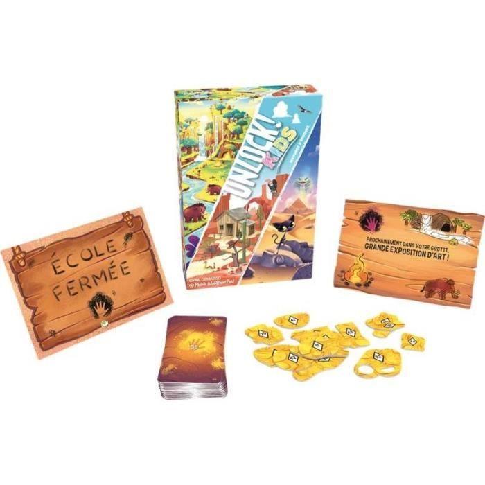 Freischalten! Kids Histoires Epoques - Asmodee - Gesellschaftsspiel - Rätsel und Abenteuer für Kinder