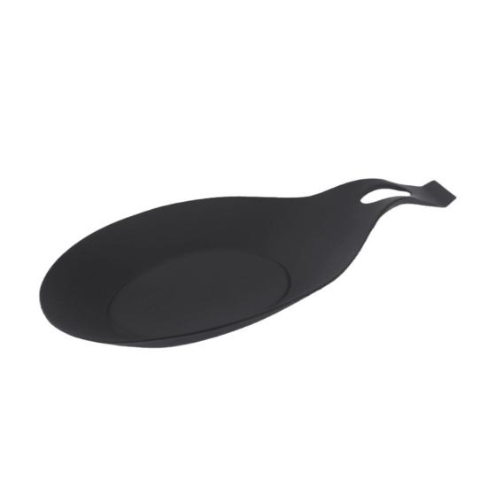 2-in-1 Silicone Sauce Dish Spoon Rest Food-Grade TPE Non-slip Chopstick Rest Plate Kitchen Condiment Dish for Dipping Sauces Home Travel