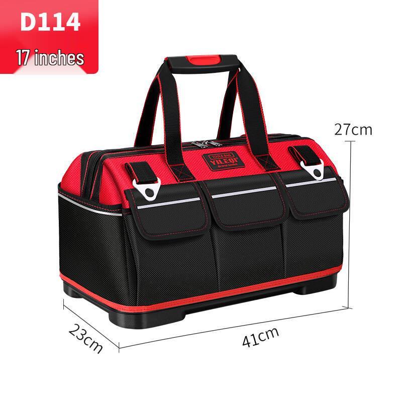 Bolsa de herramientas para electricista: Lona Impermeable y Duradera con Diseño Ampliado y Resistente al Desgaste para un Almacenamiento Conveniente y Multifuncional.