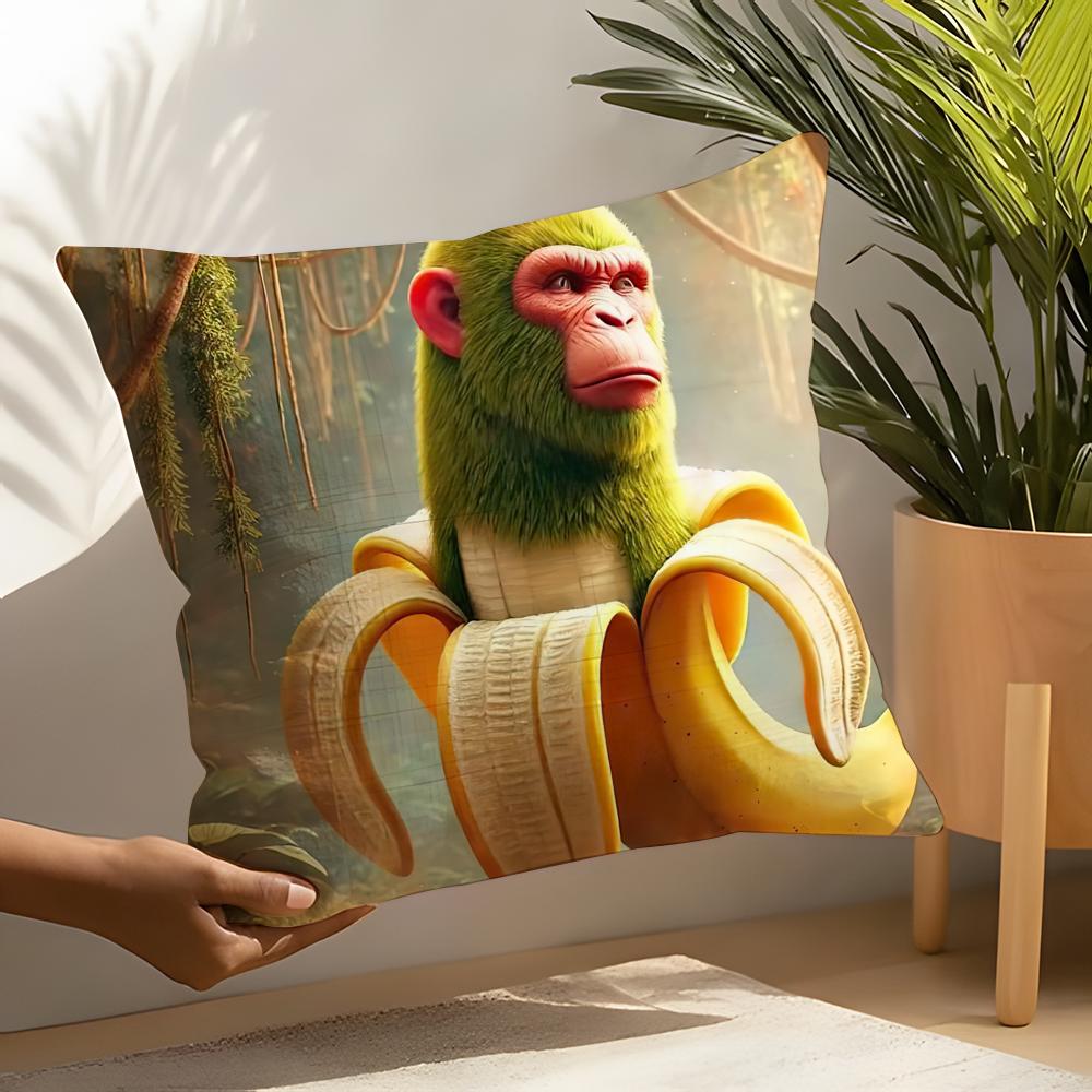 

ITALlAN Brainrot Creative animal Pillow Case Home Living Room Decoration Linen Pillow Cases Cushion Cover 30X30cm
