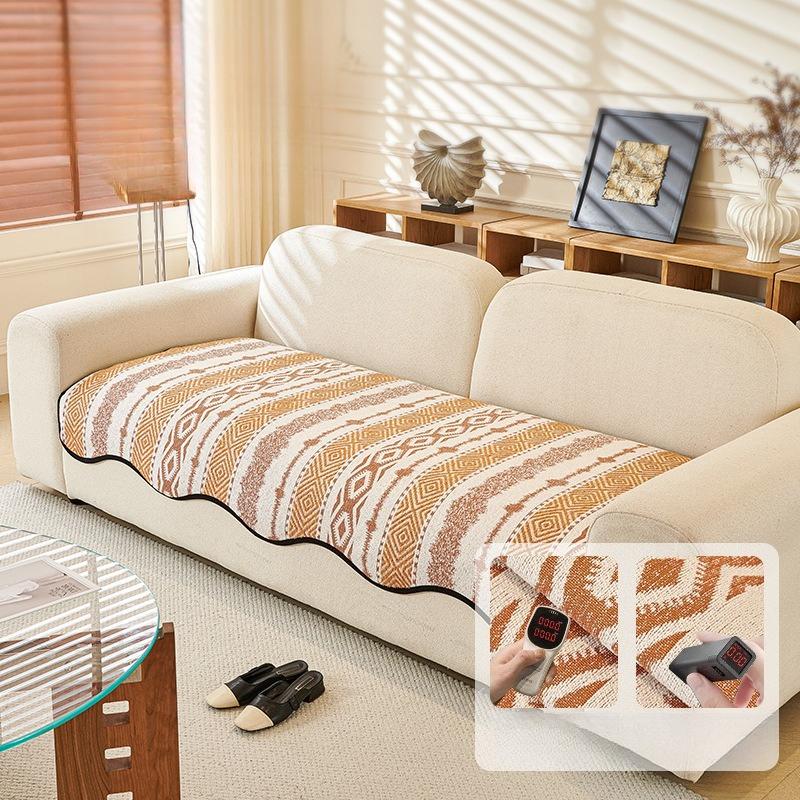 Special-Shaped Sofa Cushion, Universal In All Seasons, High-End Sofa Cover, Hemming, Non-Slip Cushion, One-Piece Sofa Seat Cushion
