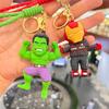 Avengers Superhero Keychain Pendant - Cartoon Backpack Doll for Car Keys