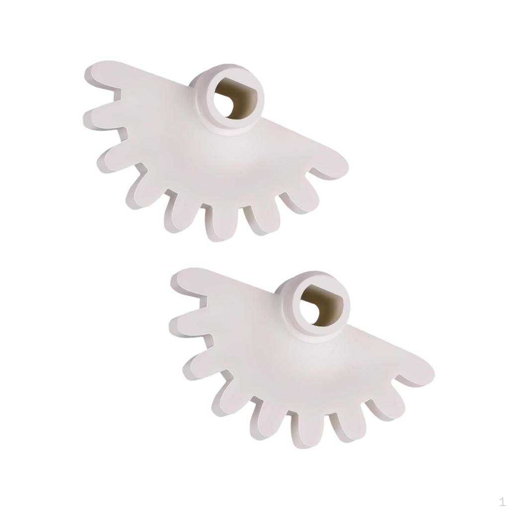 2 Pieces Air Conditioner Heater Grille Gear Reinforced Part 9319292014 Easy To Install High