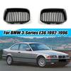 For Bmw 3 Series E36 318I 323I 325I 1992 1993-1996 Mid Grid Intake Frame Front Bumper Intake Accessories 51138122237 51138122238