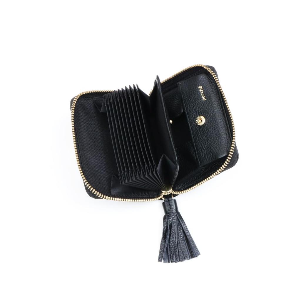 Perche Dot-Embossed Accordion Card Wallet