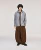 SIGNATURE Curved Corduroy Elastic Pants [Brown]
