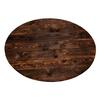 Round Table Cover 47.24" Washable Tablecloth with Elastic Edge 3D Stain-Resistant Table