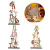 Wood Autumn Signs for  Thanksgiving Mantelpiece Embellishments for Autumn Home Garden Decors