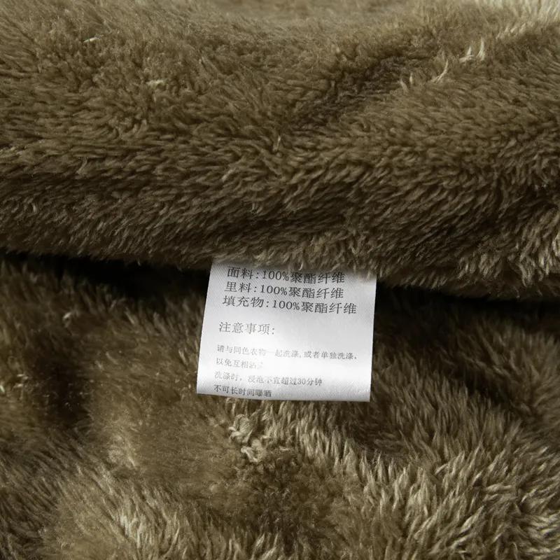 Winter Men's Thick Jacket Sleeveless Vest Man Waterproof Vest Coats Stand Collar Windbreaker Padded Waistcoats Clothing