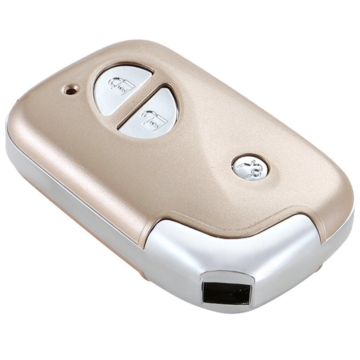 

Negues Compatible with Lexus Smart Key Case Cover (Early Model), Pearl Gold with Cloth