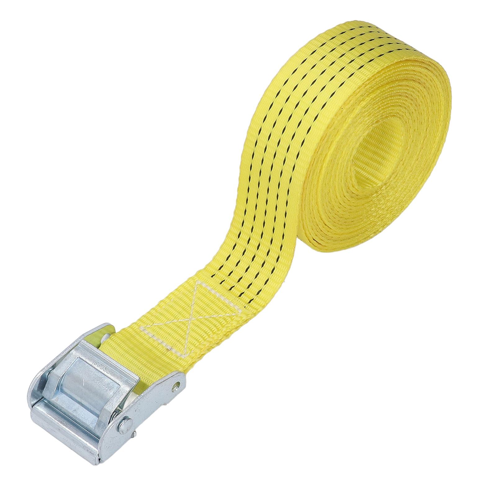 Tie Down Strap 49mm 6m Heavy Duty Lashing Strap Fit for Motorcycle Cargo Trucks Trailer Luggage