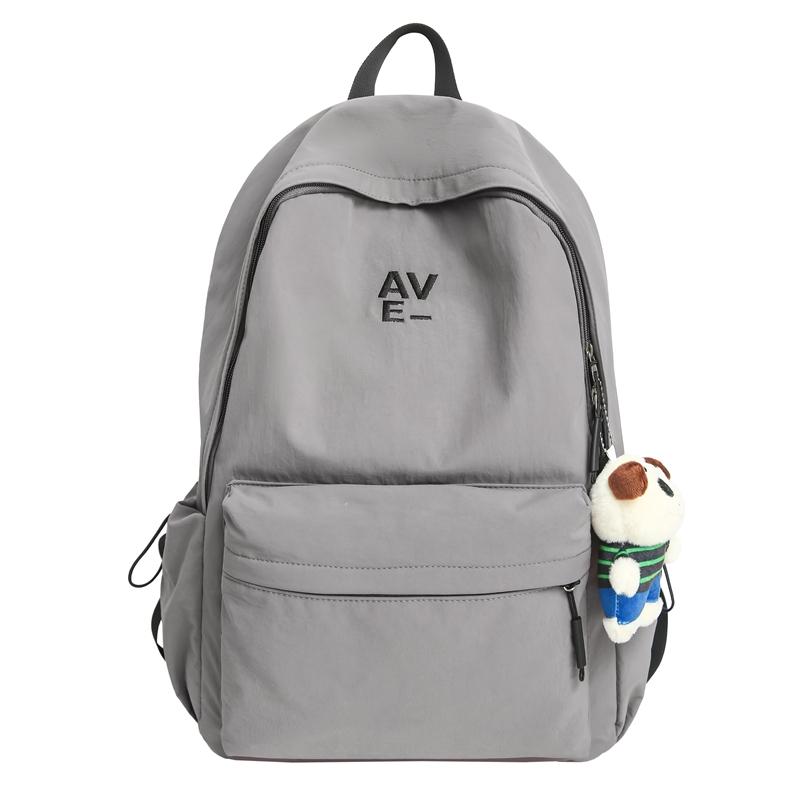 

Student Schoolbag Women s Large Capacity Travel Backpack Men s Computer Backpack серый