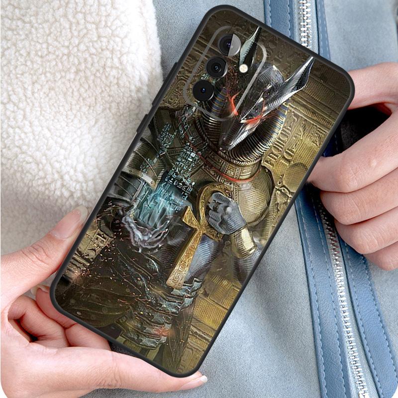 Egypt Nefertiti Anubis Ankh Phone Case For Samsung Galaxy A54 A34 A14 A15 A25 A35 A55 A53 A33 A13 A52 A32 A12 A51 A71