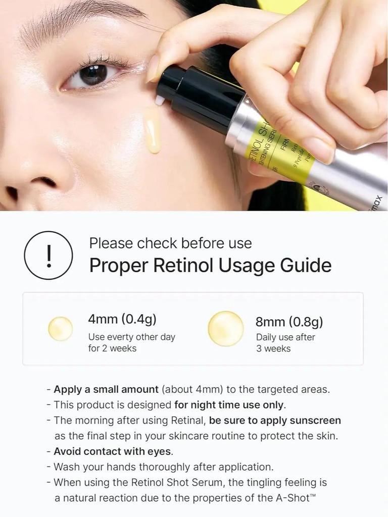 The Vita A Retinol Shot Tightening Serum | Wrinkles & Fine Lines, Firmer Skin, Anti-Aging, Skin Smoothing