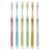 Toothbrush selected dental hygienists square shape Line cap made Japan set 6 4 rows 24 holes (REGULAR)