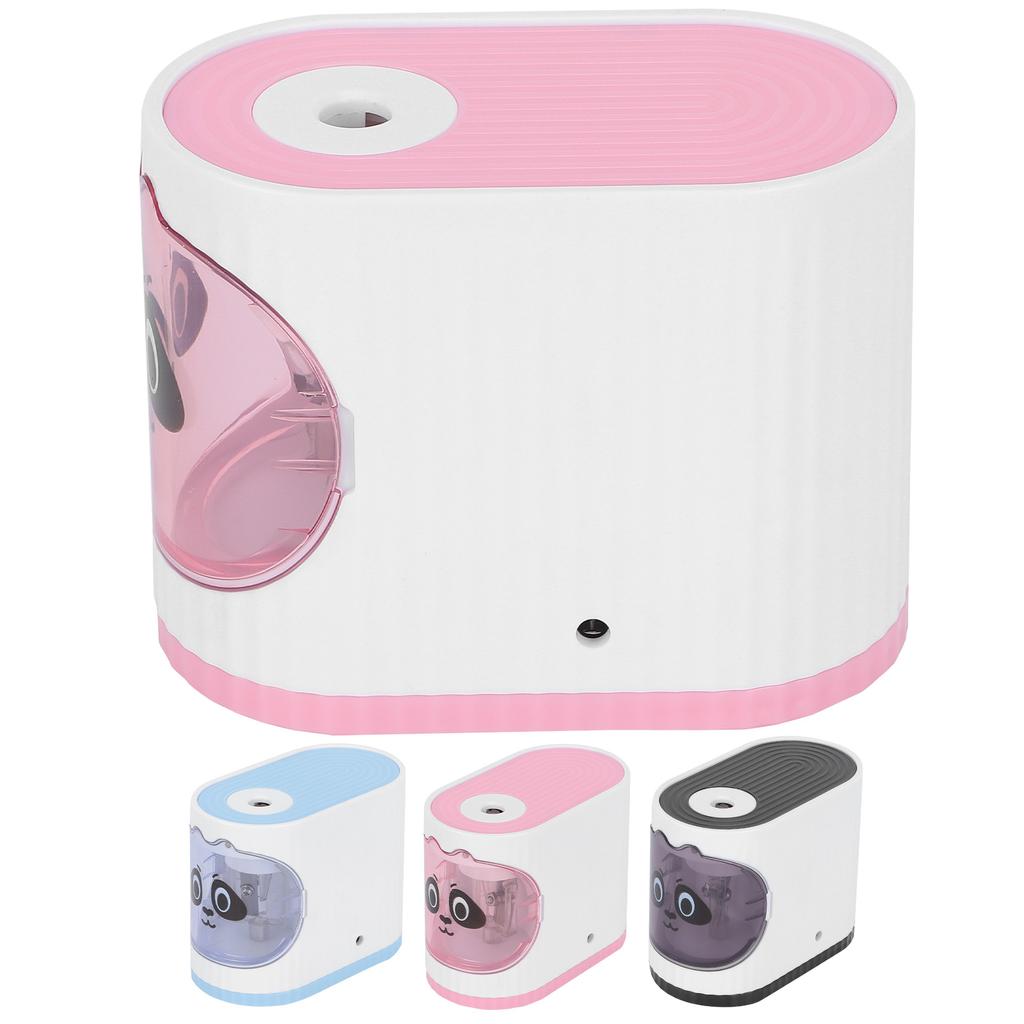 Temperamatite elettrico per aule, cancelleria per cartoni animati, arresto automatico per bambini, artisti