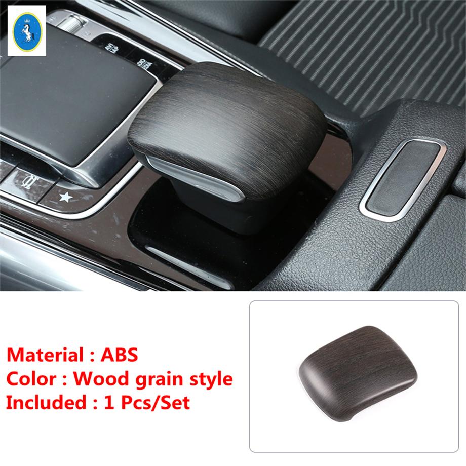 Gear Shift Head Knob Cover Trim Fit For Mercedes Benz W247 GLB200 GLB180 GLA200 EQB EQA  - 2024 Car ABS Accessories