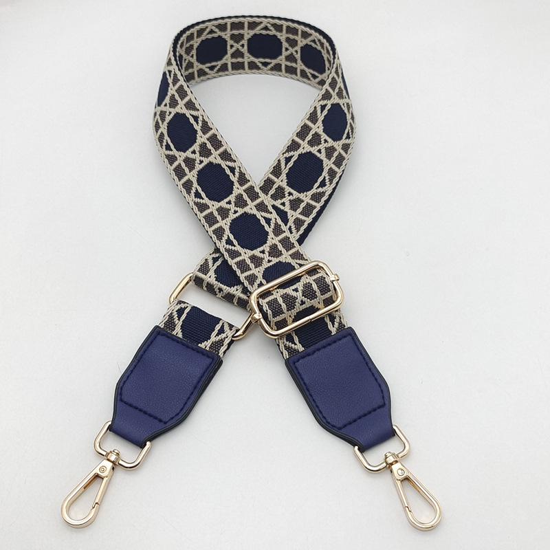 Adjustable Crossbody Strap: Colorful Leaf Design with Load-Reducing Pendant