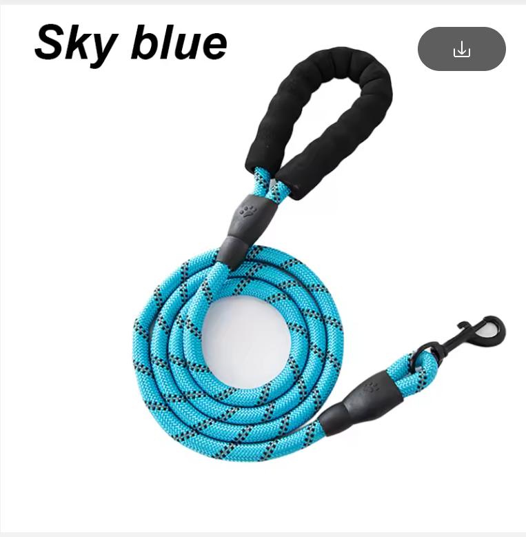 

3m pet Reflective Nylon tow rope non slip foam handle pet Adjustable towing ropes large middlesmall dogs outdoors Pet Supplies 1.2mx1.0cm