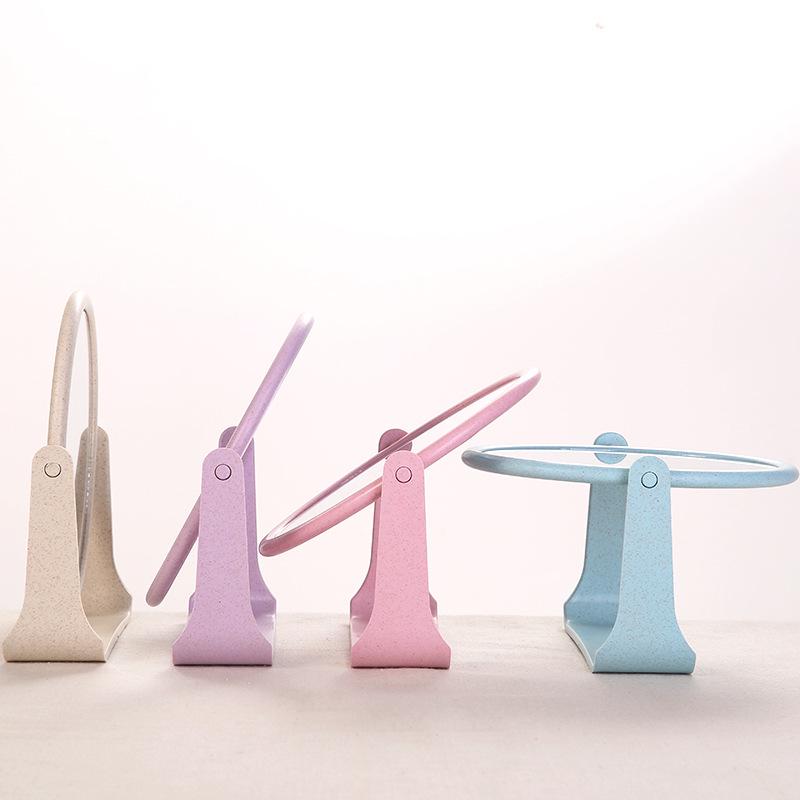 European Double-Sided 360° Rotating High-Definition Makeup Mirror