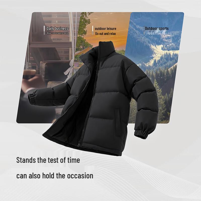 Hodo Herren Anti-Statische Stehkragen Winter Steppjacke
