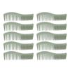 10 Pcs Wheat Straw Double Headed Hair Comb Reduce Tangling Wet Dry Hair Use Wide Fine Tooth Detangli