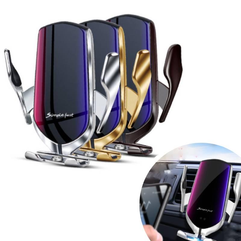 Direktverkauf ab Werk R2s Intelligente Infrarot-Induktion Auto Kabellose Lade-Handyhalterung Magnetische Adsorption Kabelloses Ladegerät Zeichen)