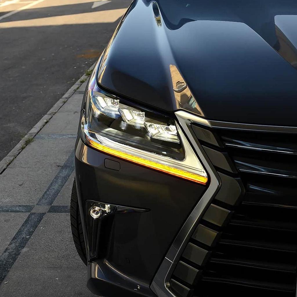 Upgrade Headlights: 2016-2019 Lexus LX570 LED Triple-Eye DRL & Dynamic Turn Signals