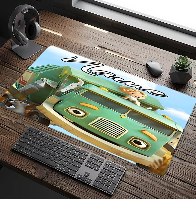 Customizable Name Trash Truck Pattern Gaming Mouse Pad-Non Slip Rubber Base,Perfect Gamers,Esports,Ideal Gift Gaming Enthusiasts