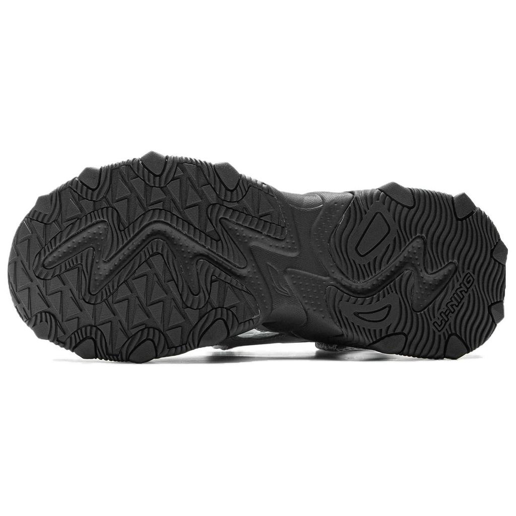 Li Ning Sandály Kočičí tlapka Pohodlné Všestranné Módní Protiskluzové Prodyšné Odolné proti opotřebení Boty do potoka Dámské sandály Šedé AGUV004-2