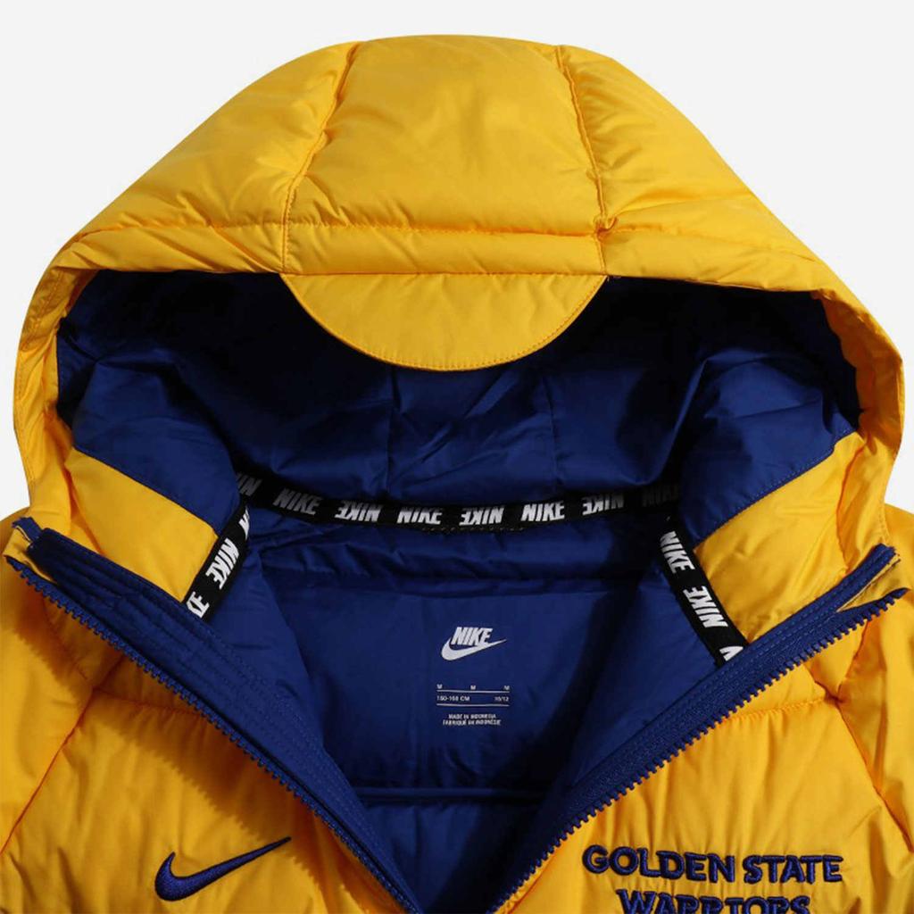 Nike Cotton Hooded Jacket Sports Casual Kids Jackets Blue Yellow 3Z2B7FEXT-WAR