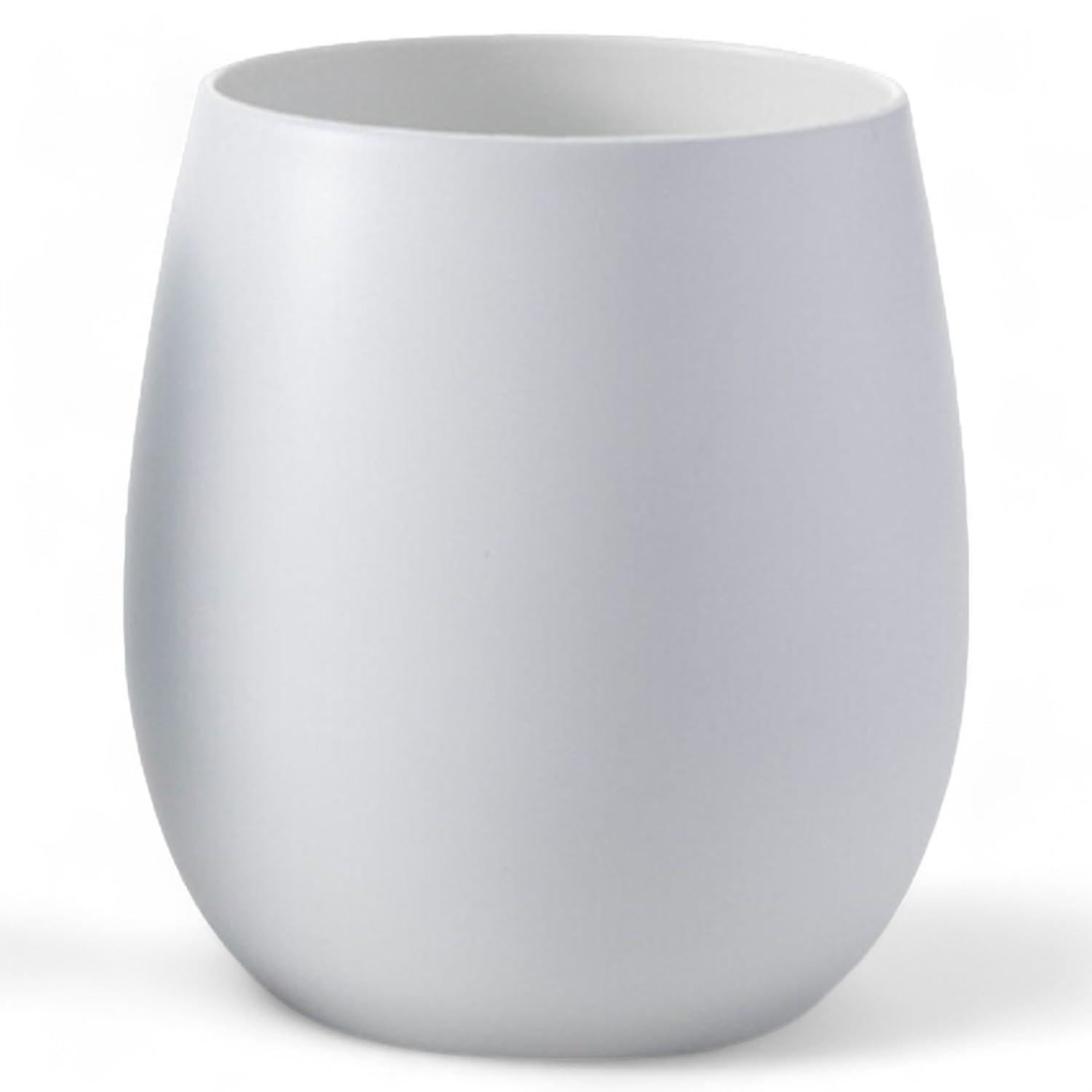 

Stainless Steel Cup with a Vacuum 250ml J-kitchens Ceramic-Like Mouthfeel, Double-Walled Structure, White,