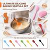 Silicone Spatula for Baking, Food Grade Thickened Icing Scraper for Smoothing and Spreading