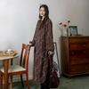 Laengsseon Ls_Chocolate Long-Sleeved Dress_Brown