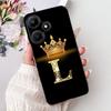 For Infinix Hot 30i Case X669 X669C Cute Crown Letters Cover Soft Silicone Phone Case For Infinix Hot 30i Hot30i Back Cover