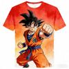 Japanese Anime Dragon Ball Z 3d Printed Cute Mans Goku Dragon Ball T-Shirt Fashion Children Cosplay Tops Clothing