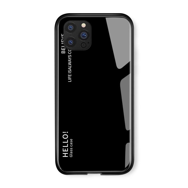 

Роскошный глянцевый чехол «Hello» Aurora Rainbow Gradient, противоударный чехол из закаленного стекла для iPhone Infinix Tecno OnePlus iPhone 11 Pro Max