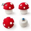 Desktop Clicker Ornament 3D Printed Mushroom Toy, Button Fidget Toy for PLA Stress Relief, Mini Finger Backpack Decoration Decompression