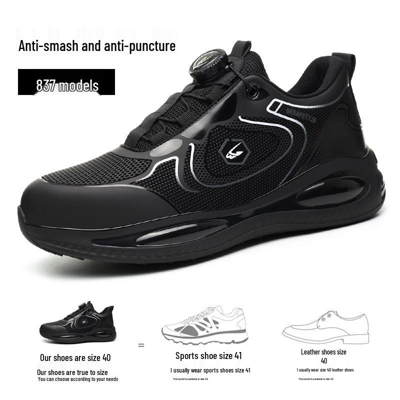 Wasserabweisende, schützende Sicherheitsschuhe: Anti-Stoß, Durchstichsicher, Atmungsaktiv & Verschleißfest Arbeitsschutzschuhwerk.