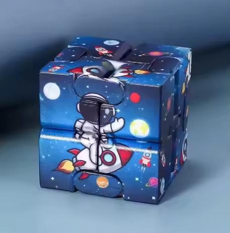 Creatieve Oneindige Kubus Magische Kubus Kantoor Flip Kubus Puzzel Fidget Speelgoed Autisme Anti Stress Verlichting Stop Stressverlichter Autisme Speelgoed