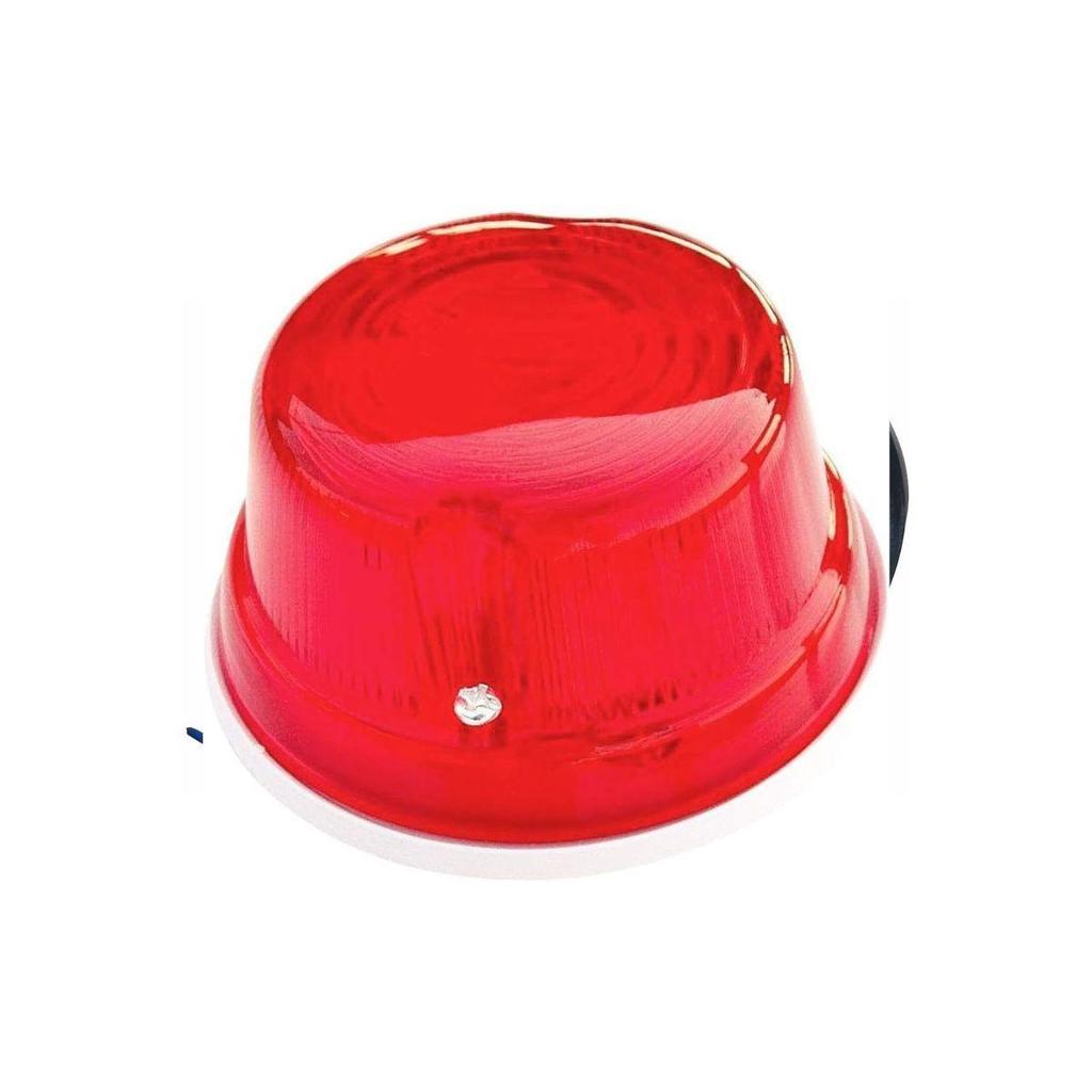 2Pc Universal Tail Lights Round Red Led Trailer Tail Lights Turn Stop Brake For Rv Trucks Tractor , Yanmar L1500, L175, L2000 With 24V