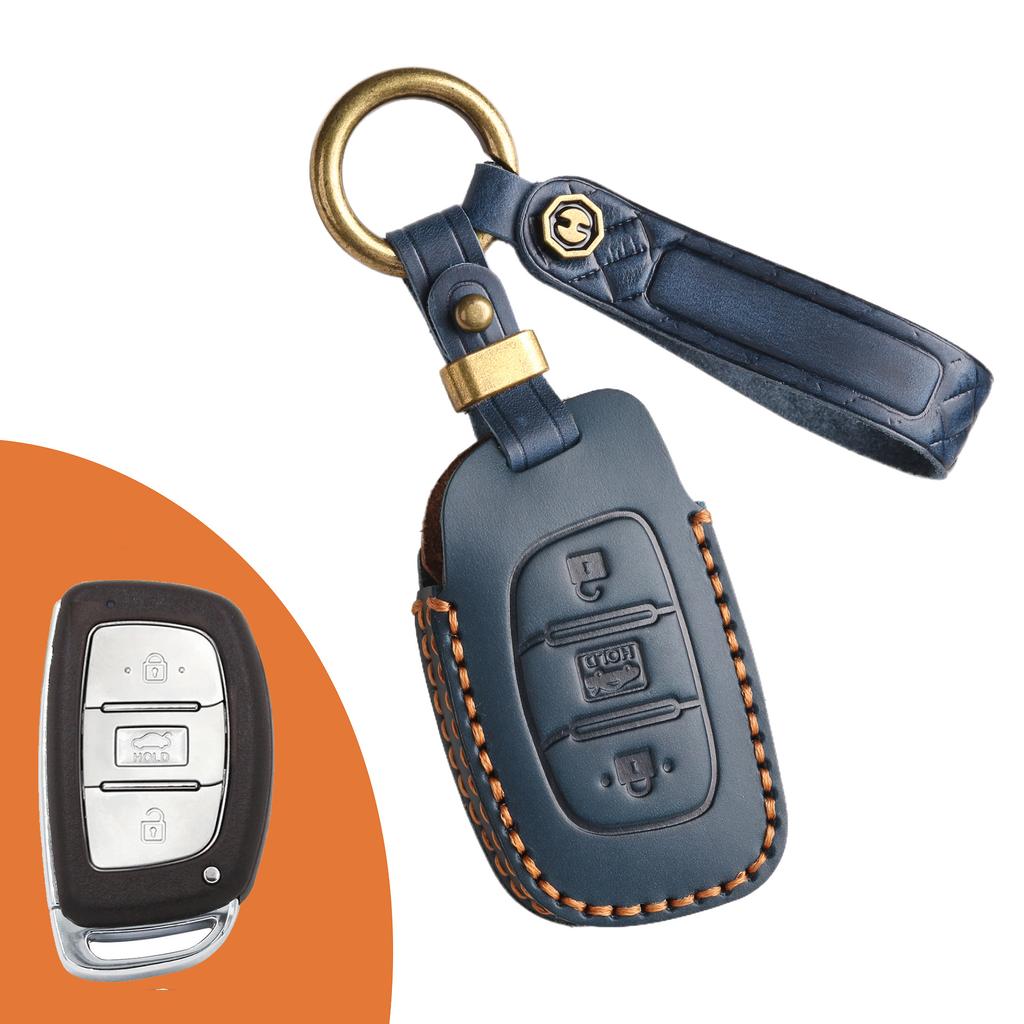 Anwendbar auf Peking Hyundai Lead Schlüsselsatz ix35 Langming Bild ix25 Rena Elantra Autoleder Rindsleder